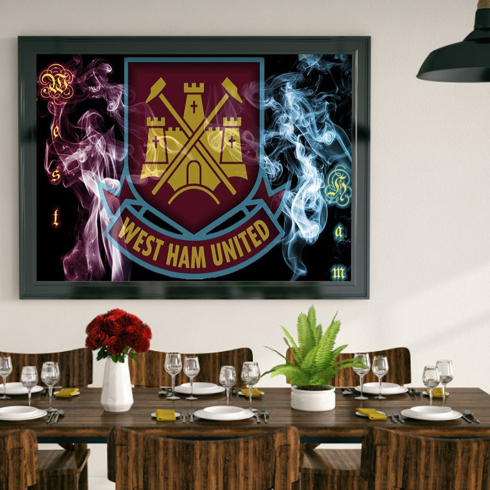 Team Crest - Full Round Drill Diamond Painting 40*30CM