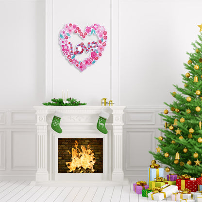 DIY Spot Drill Garland 5D Crystal Diamond Painting Art Flower Wreath Gift