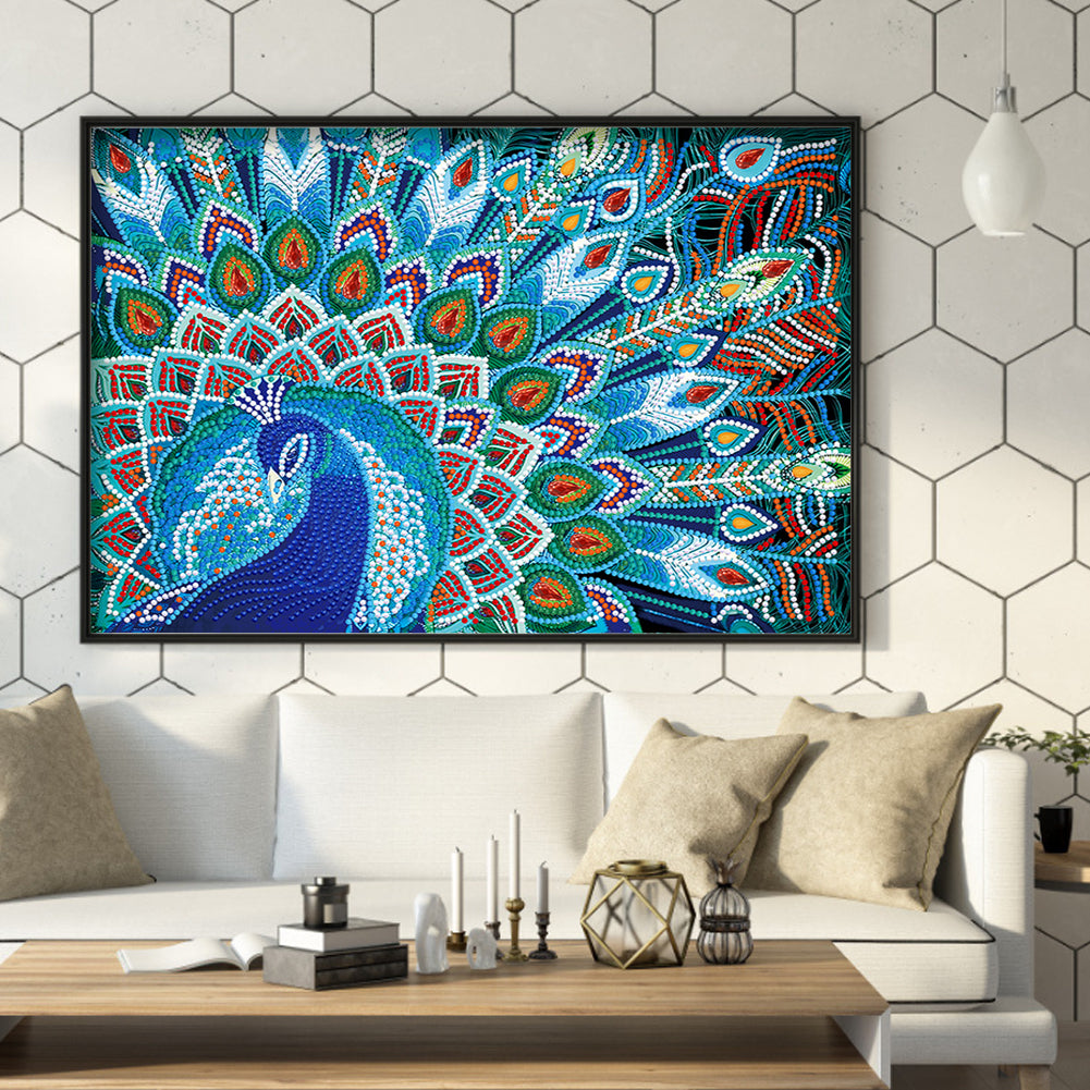 Animal Luminous - Special Shaped Drill Diamond Painting 40*30CM