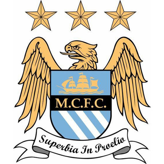 Manchester City - Full Round Drill Diamond Painting 30*40CM