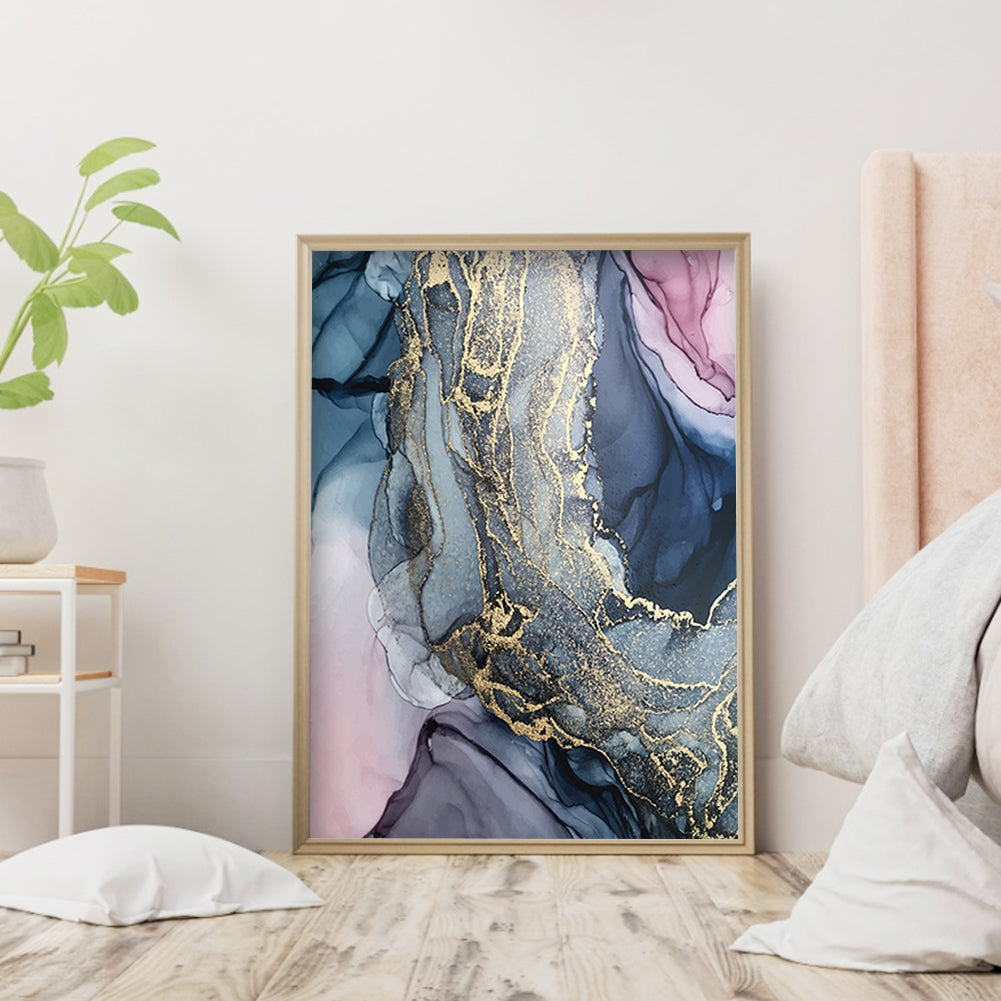 Gold leaf - Full Round Drill Diamond Painting 35*50CM