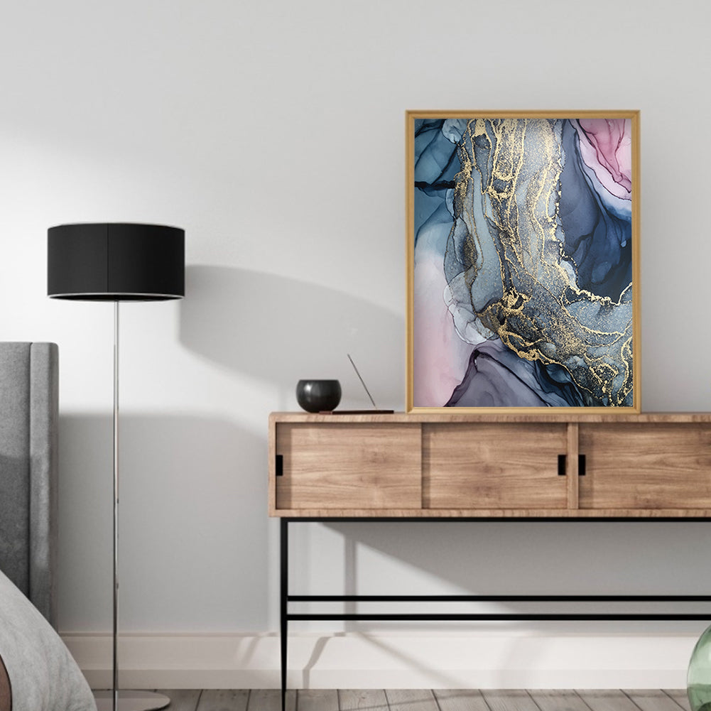 Gold leaf - Full Round Drill Diamond Painting 35*50CM
