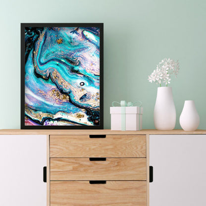 Gold leaf - Full Round Drill Diamond Painting 35*50CM