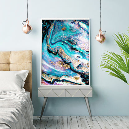 Gold leaf - Full Round Drill Diamond Painting 35*50CM
