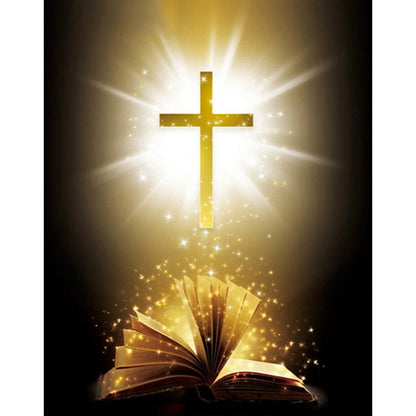 Cross - Full Round Drill Diamond Painting 30*40CM