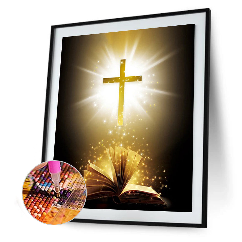 Cross - Full Round Drill Diamond Painting 30*40CM