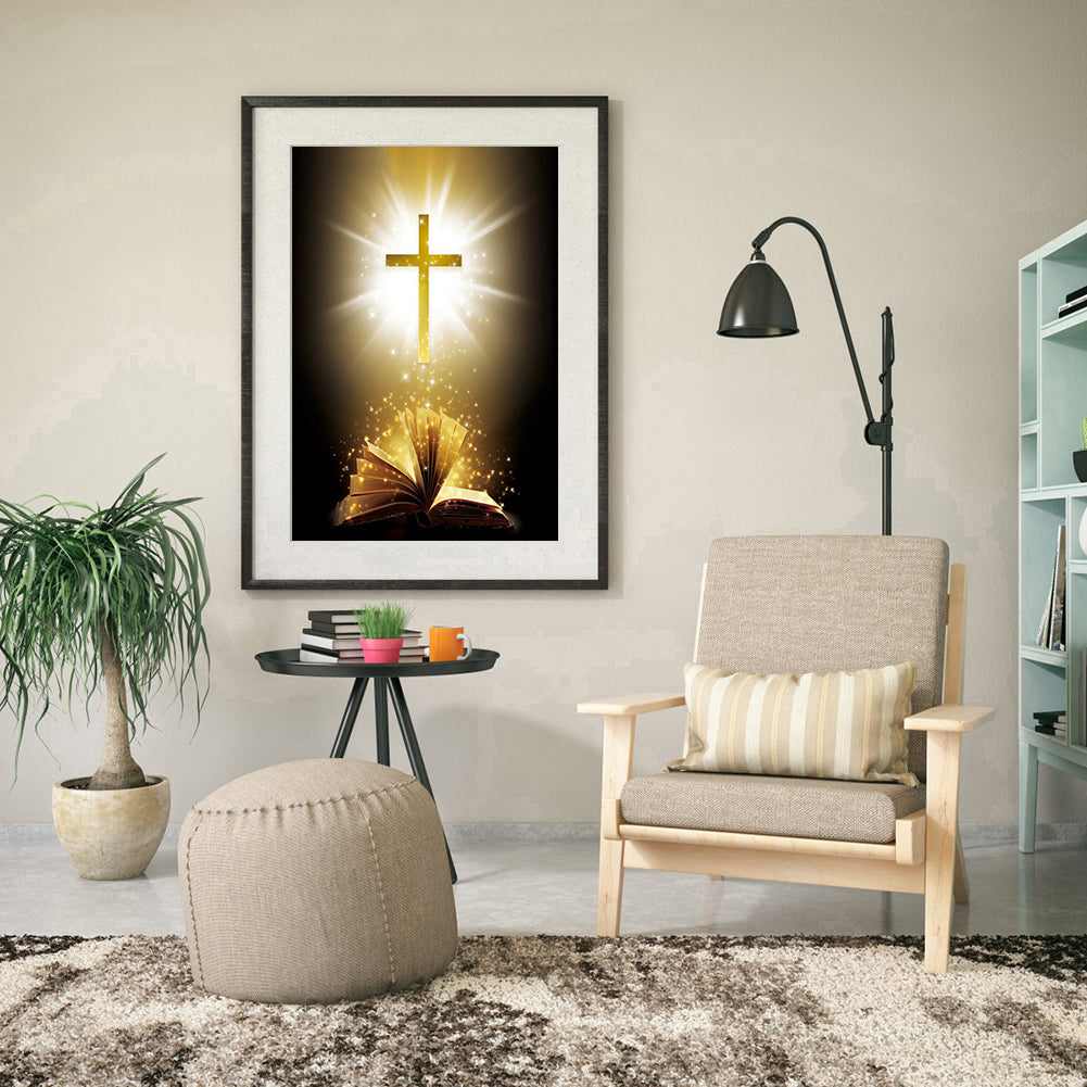 Cross - Full Round Drill Diamond Painting 30*40CM