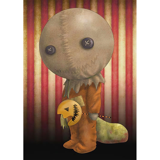 Horror Doll - Full Round Drill Diamond Painting 30*40CM