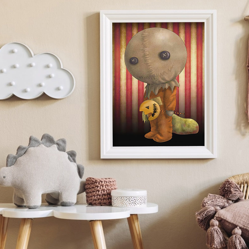 Horror Doll - Full Round Drill Diamond Painting 30*40CM