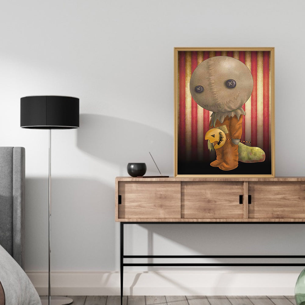 Horror Doll - Full Round Drill Diamond Painting 30*40CM