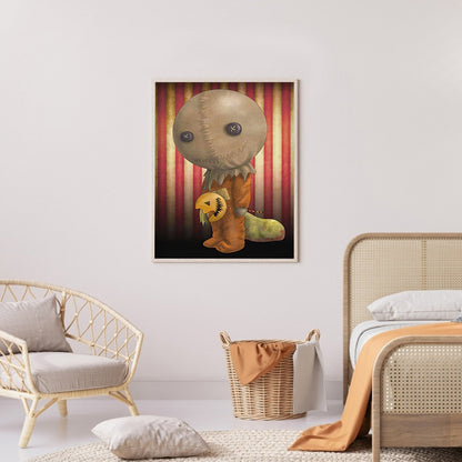 Horror Doll - Full Round Drill Diamond Painting 30*40CM