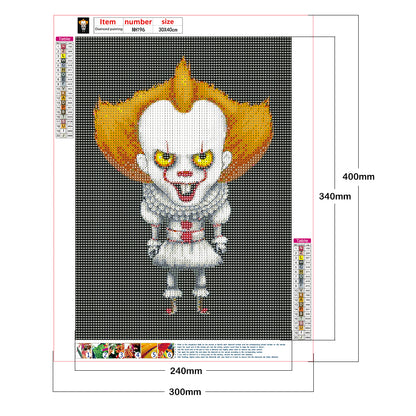 Horror Doll - Full Round Drill Diamond Painting 30*40CM