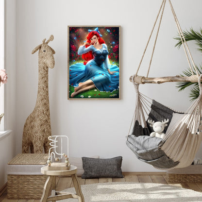 Cartoon Princess - Full Round Drill Diamond Painting 30*40CM