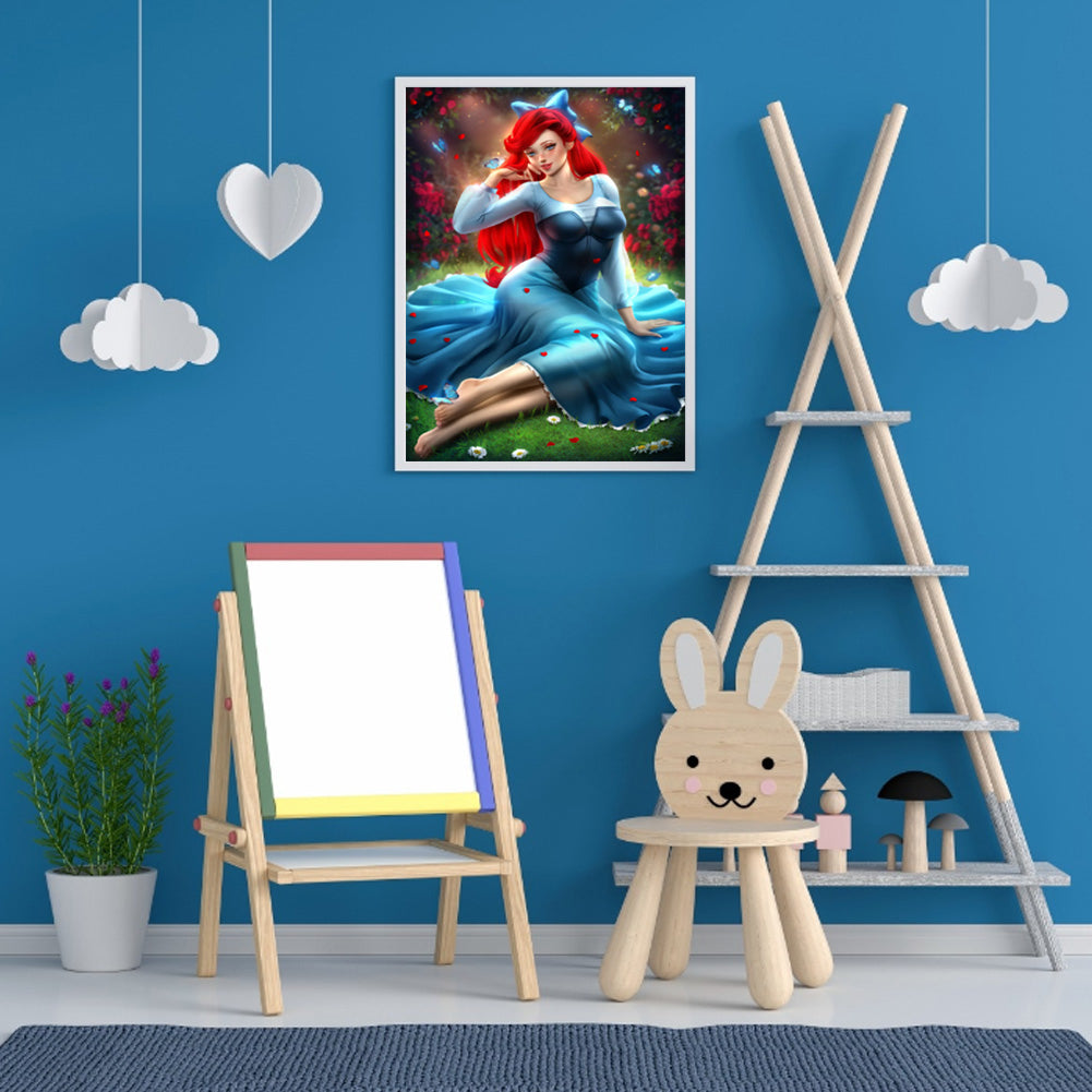 Cartoon Princess - Full Round Drill Diamond Painting 30*40CM