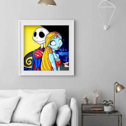 Cartoon Skull - Full Round Drill Diamond Painting 30*30CM