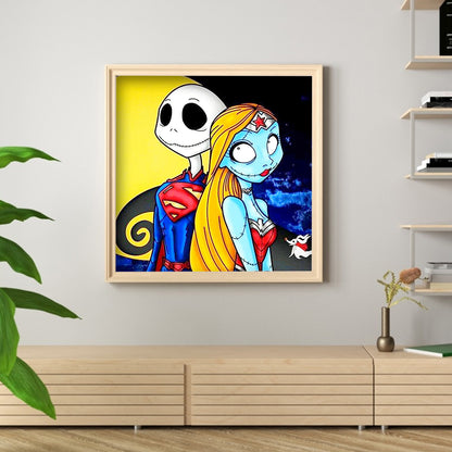 Cartoon Skull - Full Round Drill Diamond Painting 30*30CM