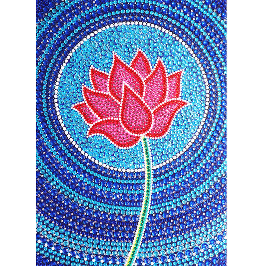 Lotus - Special Shaped Drill Diamond Painting 30*40CM