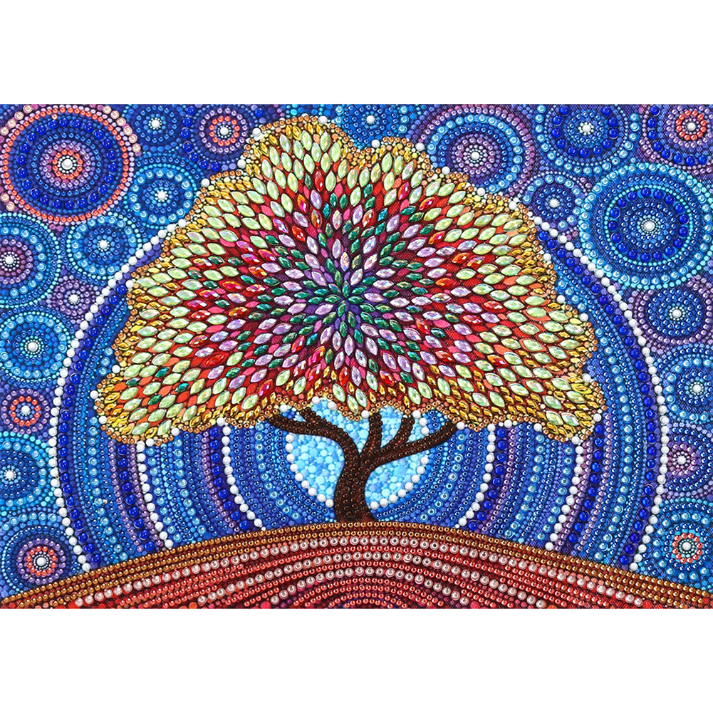 Big Tree - Special Shaped Drill Diamond Painting 30*30CM