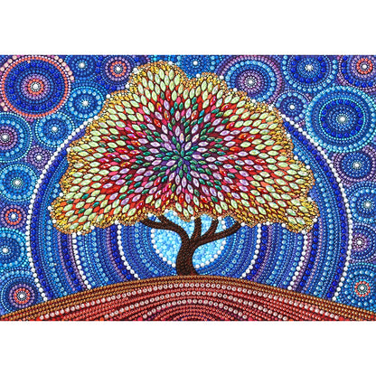 Big Tree - Special Shaped Drill Diamond Painting 30*30CM
