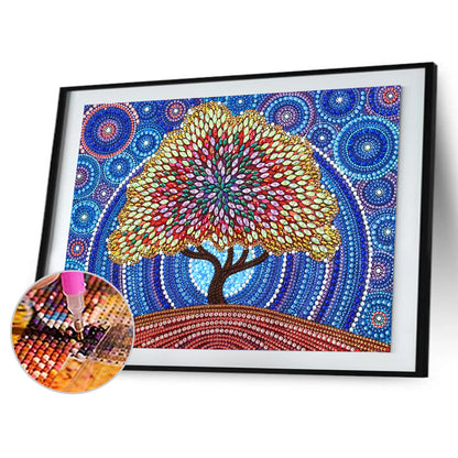 Big Tree - Special Shaped Drill Diamond Painting 30*30CM