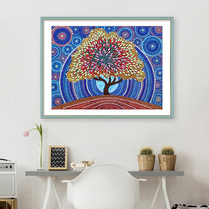 Big Tree - Special Shaped Drill Diamond Painting 30*30CM