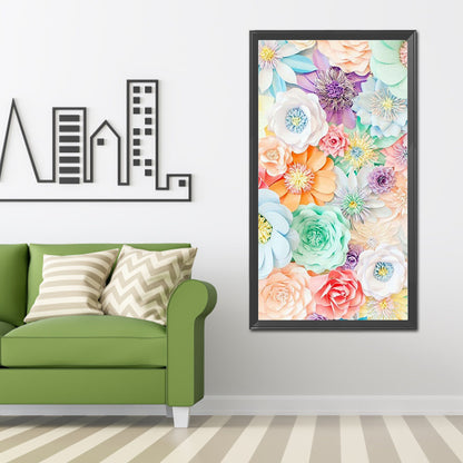 Flower - Full Round Drill Diamond Painting 40*75CM
