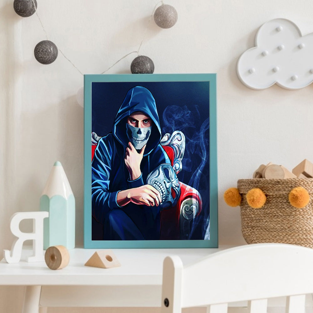 Men - Full Round Drill Diamond Painting 30*40CM