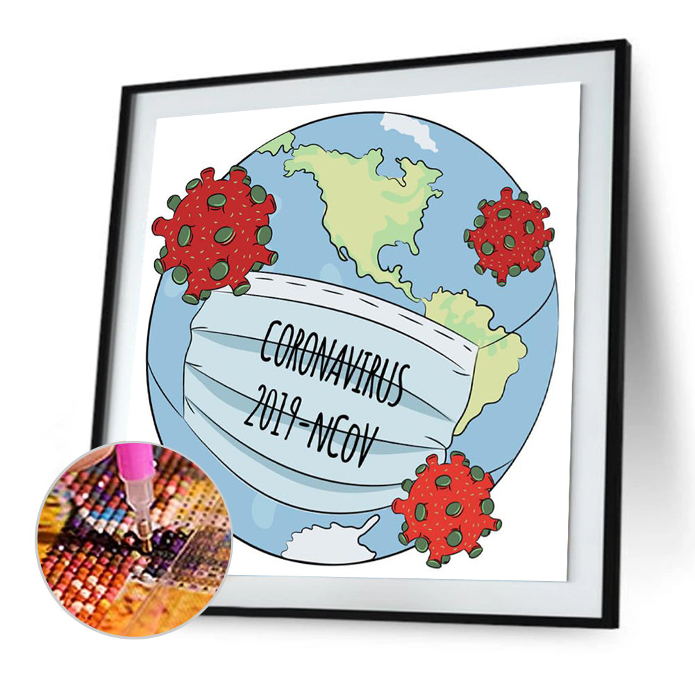 Epidemic - Full Round Drill Diamond Painting 30*30CM
