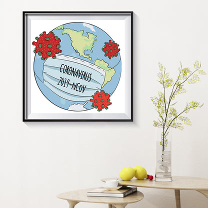 Epidemic - Full Round Drill Diamond Painting 30*30CM