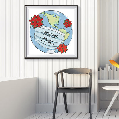 Epidemic - Full Round Drill Diamond Painting 30*30CM