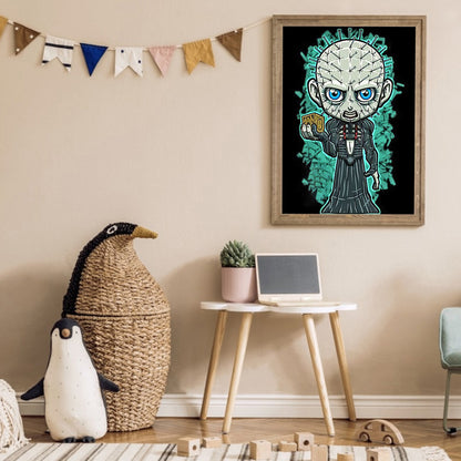 Horror Doll - Full Round Drill Diamond Painting 30*40CM