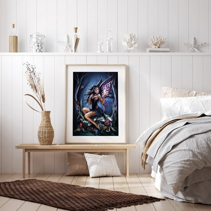 Girl - Full Round Drill Diamond Painting 30*40CM