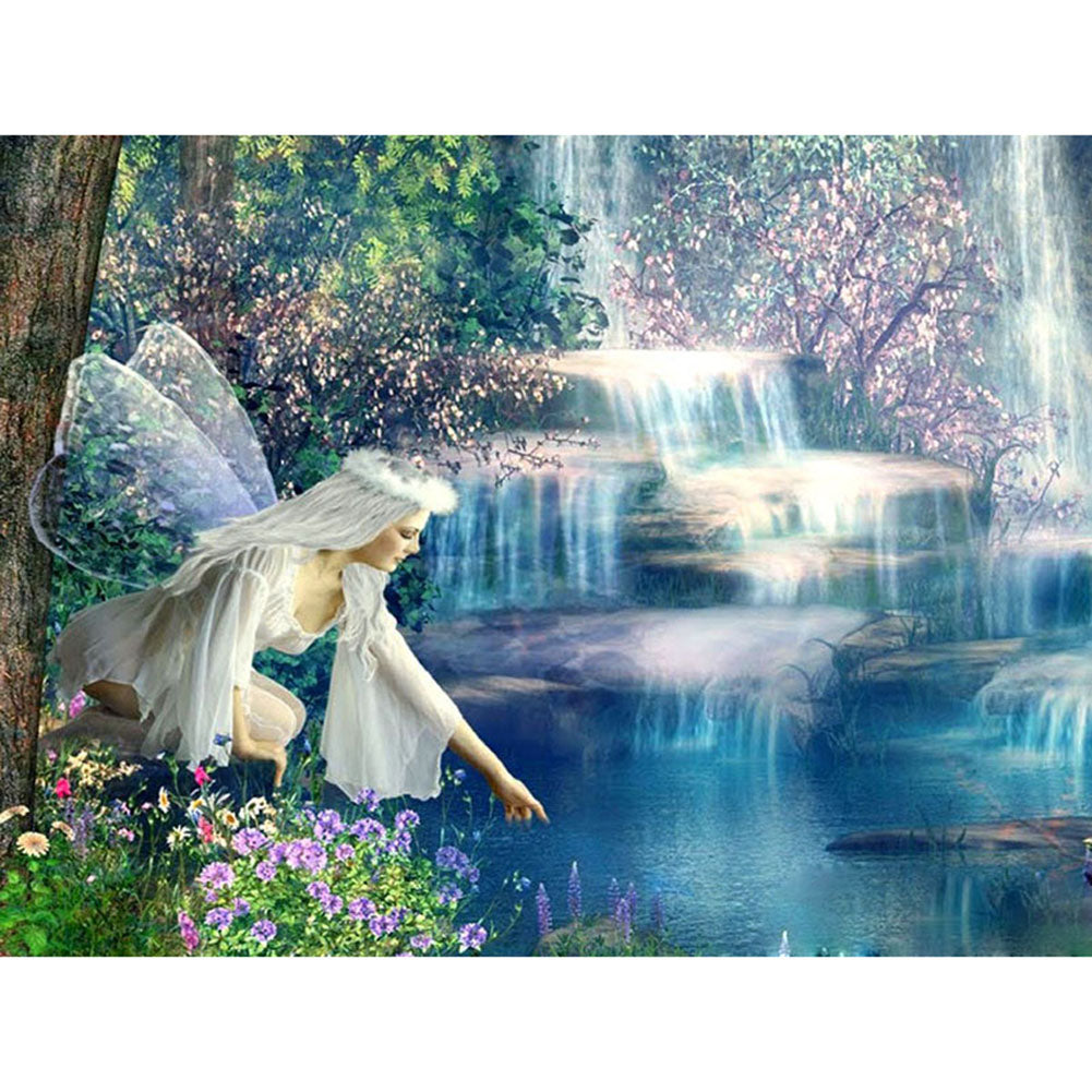 Girl - Full Round Drill Diamond Painting 40*30CM