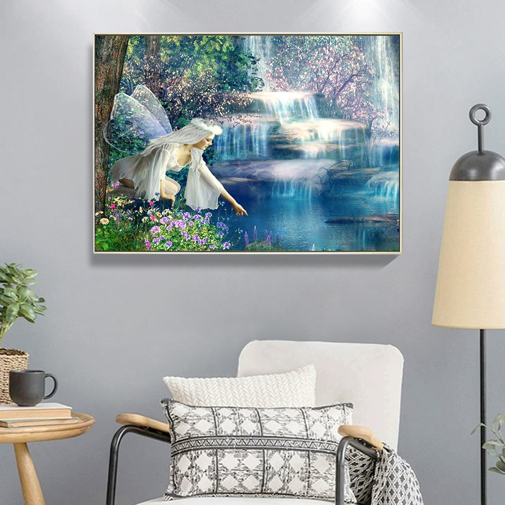 Girl - Full Round Drill Diamond Painting 40*30CM
