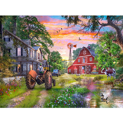 House Scenery - Full Round Drill Diamond Painting 50*40CM