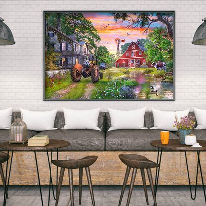House Scenery - Full Round Drill Diamond Painting 50*40CM