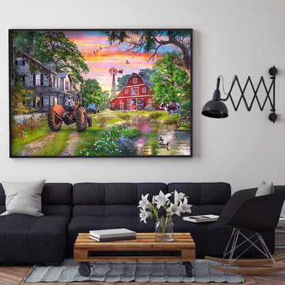 House Scenery - Full Round Drill Diamond Painting 50*40CM