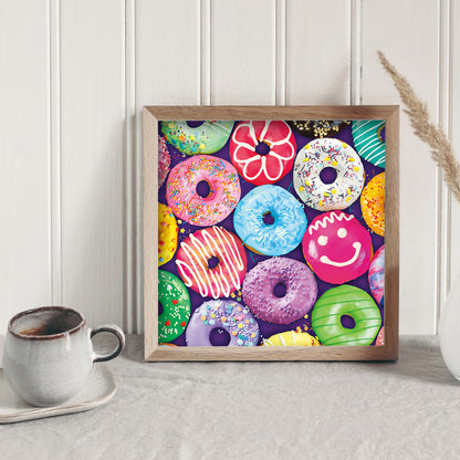 Donuts - Full Round Drill Diamond Painting 30*30CM