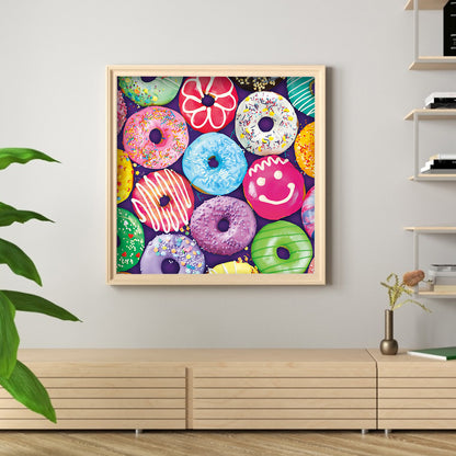 Donuts - Full Round Drill Diamond Painting 30*30CM