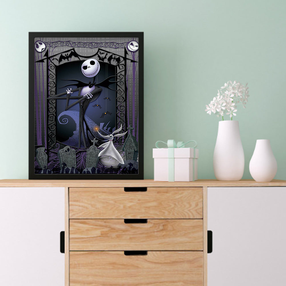 Skeleton - Full Round Drill Diamond Painting 30*40CM