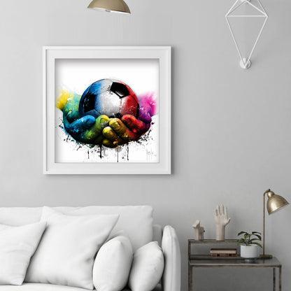 Football - Full Round Drill Diamond Painting 30*30CM
