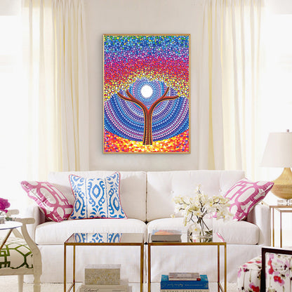 Tree - Special Shaped Drill Diamond Painting 30*40CM