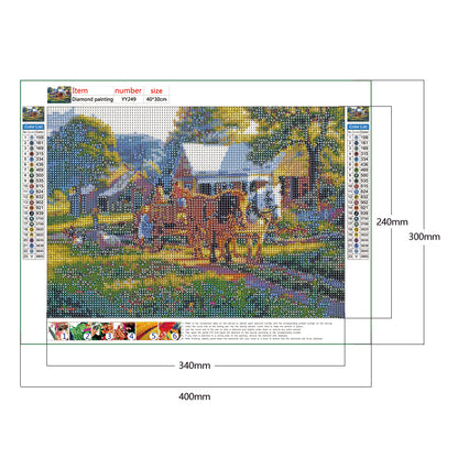 Farm - Full Round Drill Diamond Painting 40*30CM