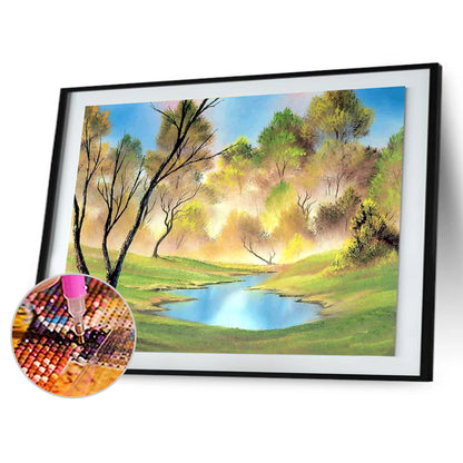 Grove Creek - Full Round Drill Diamond Painting 40*30CM