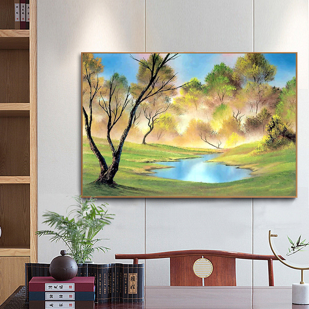Grove Creek - Full Round Drill Diamond Painting 40*30CM