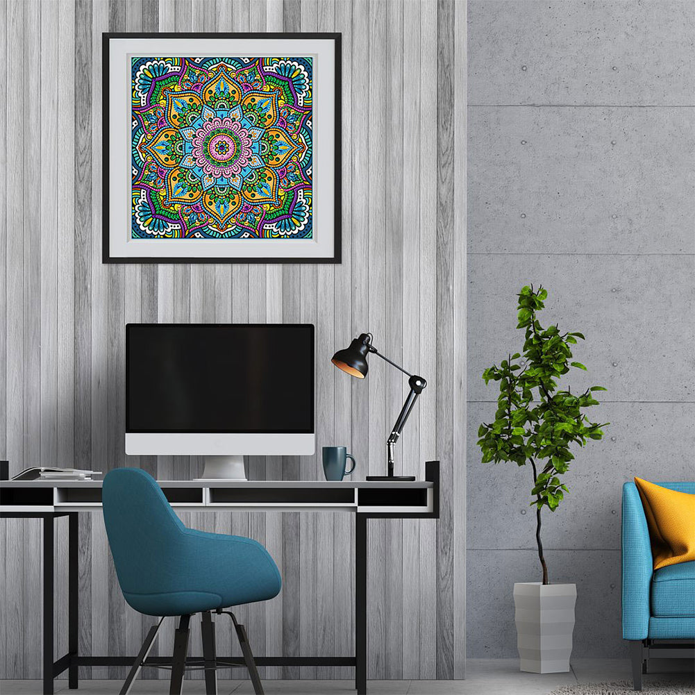 Luminous Datura - Special Shaped Drill Diamond Painting 30*30CM