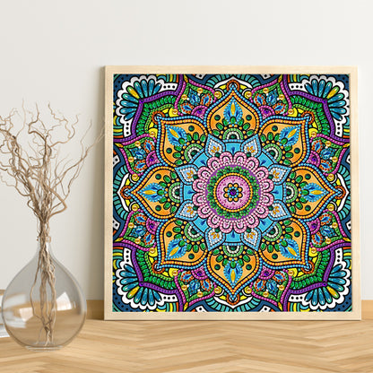 Luminous Datura - Special Shaped Drill Diamond Painting 30*30CM