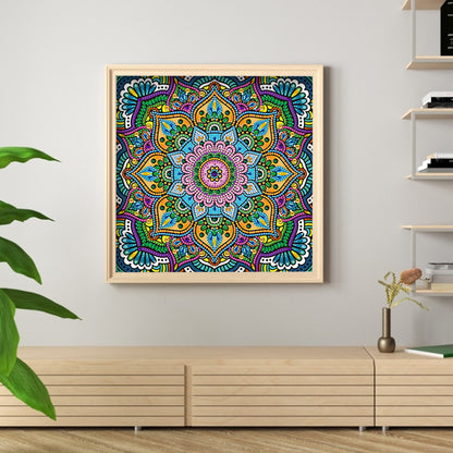 Luminous Datura - Special Shaped Drill Diamond Painting 30*30CM