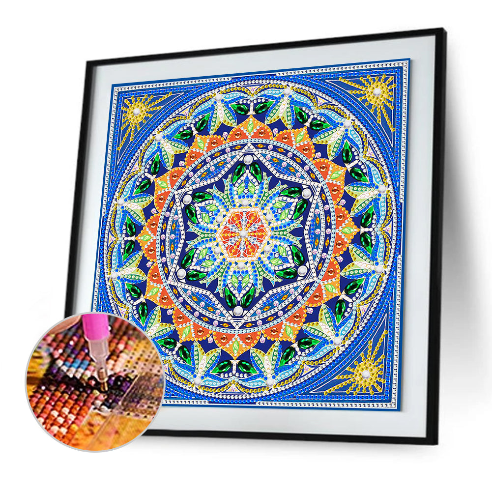 Luminous Datura - Special Shaped Drill Diamond Painting 30*30CM