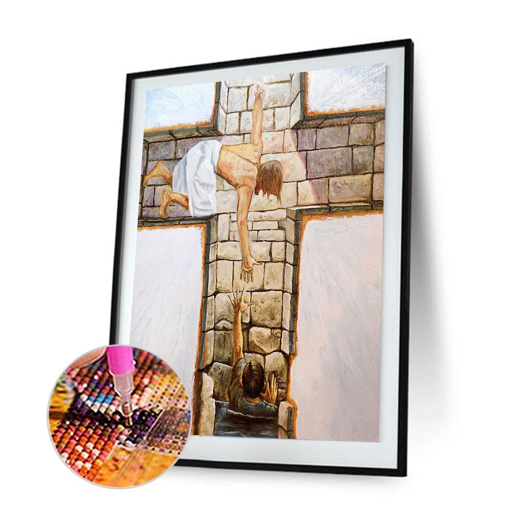Salvation Hand - Full Round Drill Diamond Painting 35*50CM